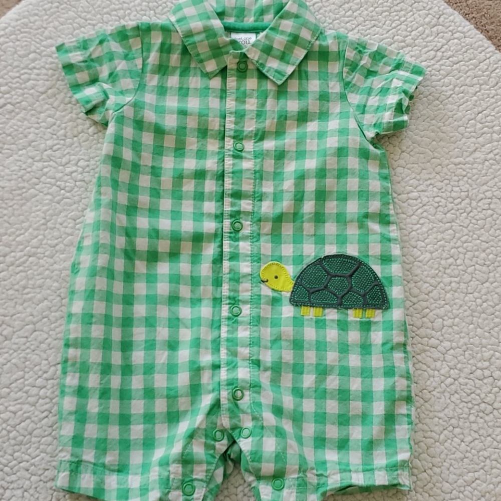 Button down one-piece